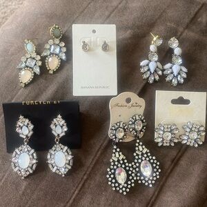 Gorgeous crystal earring bundle.
